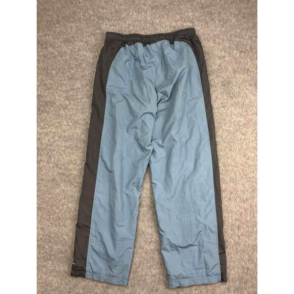 Nike Track Pants Womens Small Blue Black Wind Athletic Lined Elastic Waist - Picture 9 of 9